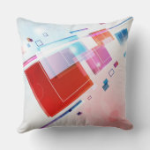 スクウェア抽象芸術装飾用クッション クッション (裏面)
