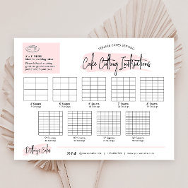 スクウェア結婚ズケーキ切断ガイド赤面ピンクロゴ