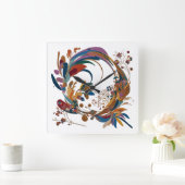 スクウェア芸術的アクリル製壁時計10.75インチ スクエア壁時計 (ホーム)