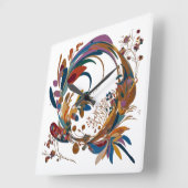 スクウェア芸術的アクリル製壁時計10.75インチ スクエア壁時計 (傾斜)