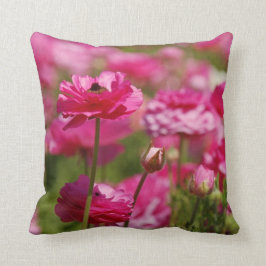 スクウェア装飾用クッションとピンクランヌカルスデザイン クッション