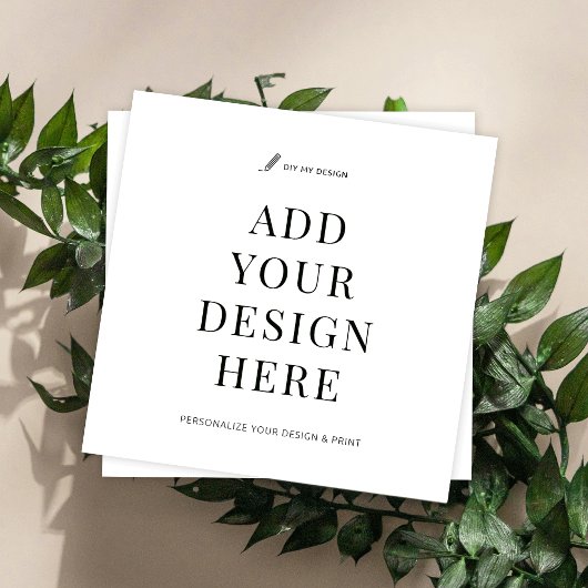 スクウェア・ビジネス・カード印刷カスタム・デザイン スクエア名刺