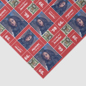 スクウェア・フォト卒業クラスの赤 薄葉紙 (詳細)