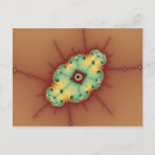 スクウェア・ブレイン - フラクタル・ポストカード ポストカード (正面)