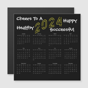 スクエアおもしろい2024ファミリービジネスカレンダーギフト