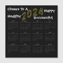 スクエアおもしろい2024ファミリービジネスカレンダーギフト