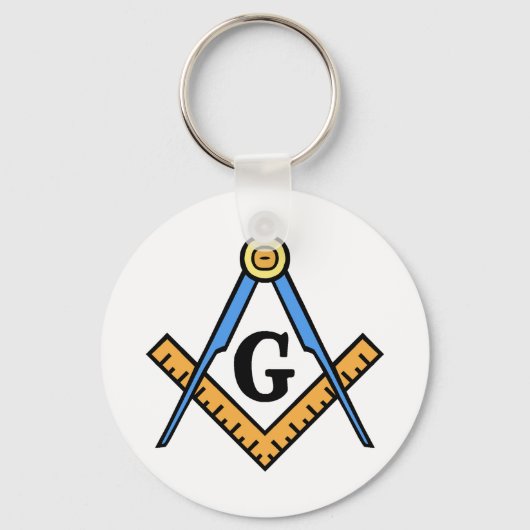 スクエアおよびコンパス キーホルダー (正面)