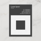 スクエアはっきりした 名刺 (裏面)
