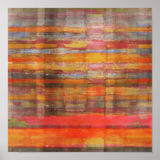 スクエアアモダンルトゴビデザートポスタープリント ポスター (正面)