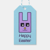 スクエアイースターバニーギフトラベル ギフトタグ (正面)