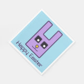 スクエアイースターバニーナプキンス スタンダードランチョンナプキン (角)