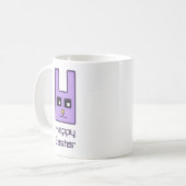 スクエアイースターバニーマグ コーヒーマグカップ (正面左)
