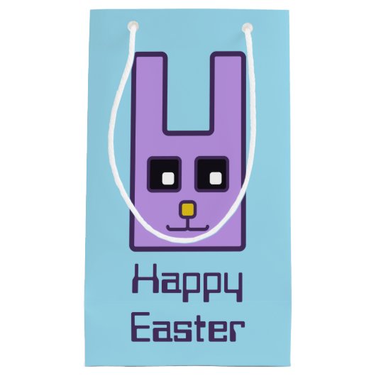 スクエアイースターバニー抱き枕（小） スモールペーパーバッグ (正面)