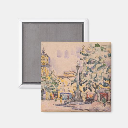 スクエアオブザホテルデヴィルインエクエンプロヴァンス マグネット (正面/裏面)