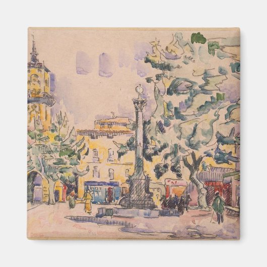 スクエアオブザホテルデヴィルインエクエンプロヴァンス マグネット (正面)