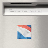 スクエアオランダ国旗の冷蔵庫用マグネット マグネット (インサイチュ (食洗機))