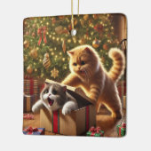 スクエアオーナメント セラミックオーナメント (左)