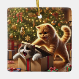 スクエアオーナメント セラミックオーナメント