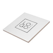 スクエアカスタムビジネスロゴ会社 タイル (側面)