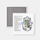 スクエアカンサハンドマグネットレンター マグネット (正面/裏面)