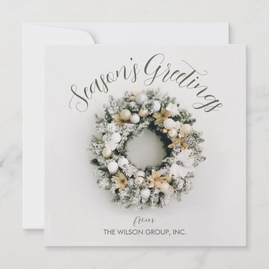 スクエアクリスマスリース事業 シーズンカード (正面)