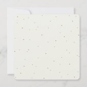 スクエアクリームスノーベリー+ユーカリリース結婚ズ 招待状 (裏面)