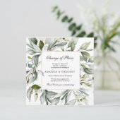 スクエアグリーンの計画変更のお知らせ 招待状 (スタンド正面)