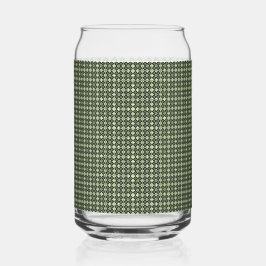 スクエアグリーンテクスチャタイルクラシックファッションギフトcoo ガラス缶