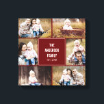 スクエアコラージュカスタムフォトキャンバスプリント キャンバスプリント<br><div class="desc">このキャンバスを自分の写真でパーソナライズ結婚し、永遠に宝物となるウォールアートを作成する。背景色はオカスタマイズンライン(任意の色に!</div>