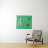 スクエアゴルファーのパッティング タペストリー (インサイチュ(横))