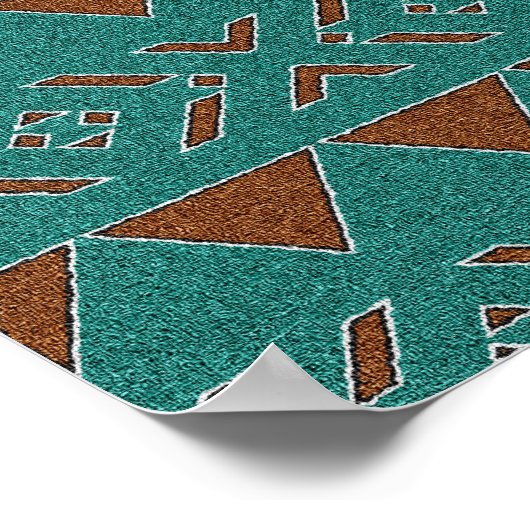 スクエアサウスウエストココペリデザイン ポスター (角)