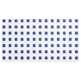 スクエアサファイアジェムストーンブルー 枕カバー