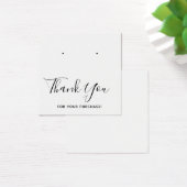 スクエアサンキューイヤリングディスプレイカード (デスク)