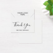 スクエアサンキューネックレスディスプレイカード (デスク)