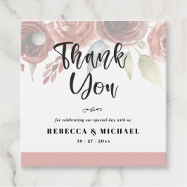 スクエアサンキューメッセージカード フェイバータグ