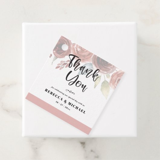 スクエアサンキューメッセージカード フェイバータグ (インサイチュ)