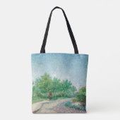 スクエアサンピエール，パリバイヴァンゴッホトートバッグ トートバッグ (裏面)