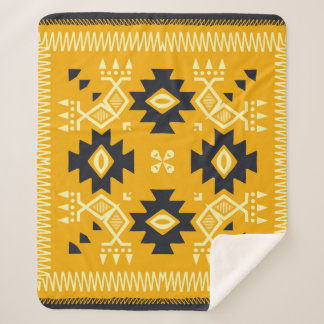 スクエアショール、ペイズリーフローラろうけつ染め。 シェルパブランケット