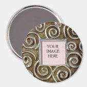 スクエアシルバースワーズテンプレート マグネット (正面/裏面)