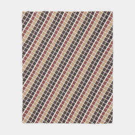 スクエアシームレスパターン フリースブランケット