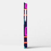 スクエアジオメト絵画リのシームレスなデザイングラフィック Case-Mate iPhoneケース (裏面 / 左)