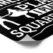 スクエアダンスの退職計画 ポスター (角)