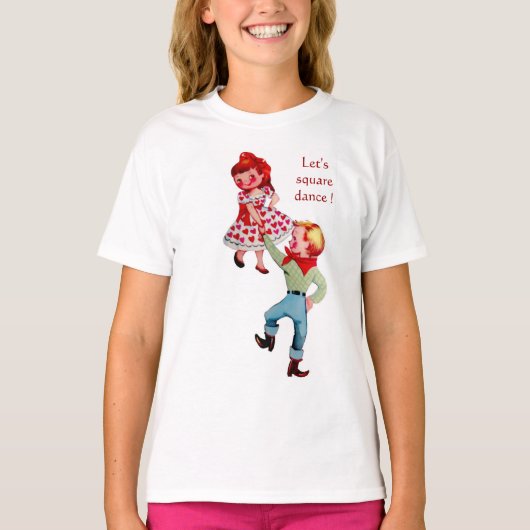 スクエアダンスキッズ Tシャツ (正面)