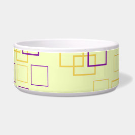 スクエアダンスセラミックペットボウル ボウル