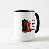 スクエアダンスデー マグカップ (正面右)