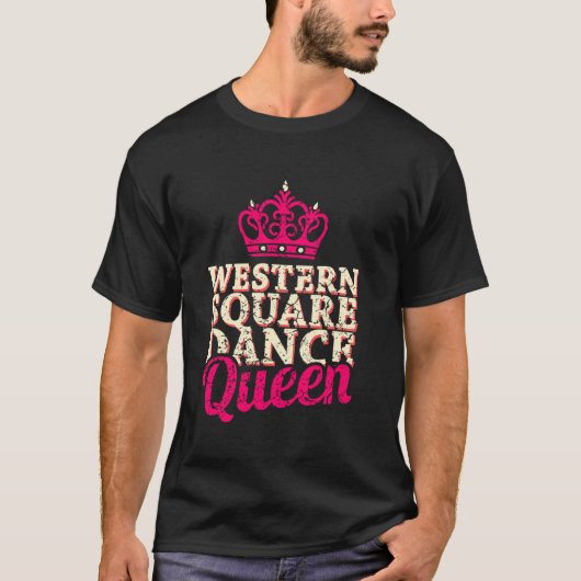 スクエアダンス ウエスタンダンス ダンサー Tシャツ (正面)
