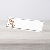 スクエアダンス デスクネームプレート (正面)