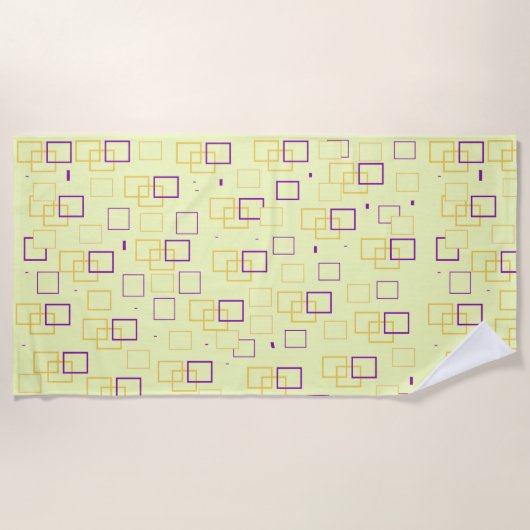 スクエアダンス ビーチタオル (正面)