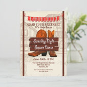 スクエアダンス 招待状 (スタンド正面)