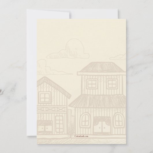 スクエアダンス 招待状 (裏面)